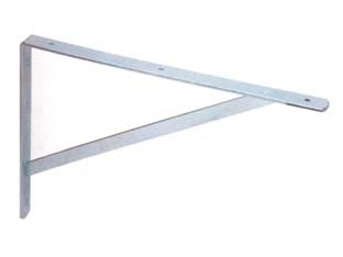 Mensola obelix zincata con saetta - mm.500x30x310h. spessore mm.5 - in acciaio zincato