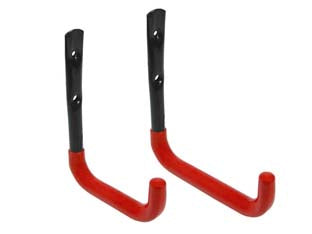 Gancio singolo con guaina - mm.180x160x200h. - gancio multiuso in tubo piegato verniciato rivestito da una guaina in plastica