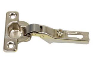Cerniere per pensili collo 9 regolabili c6a7l99 - foro ø mm.26 - in acciaio nichelato, basetta non compresa, automatiche
