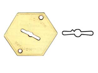 Mostrina esterna in ottone 95147 - mm.52x64 (95147004C1) - Nessuna Descrizione per questo prodotto