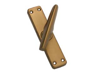 Martellina alu in alluminio bronzato - movimento martellina quadro mm.7 - in alluminio bronzato