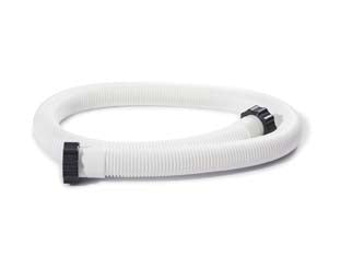 Tubo per pompa a piscine a filtri - ø mm.38x mt.1,5 - peso kg.4,80 (29060) - adatto per pompe e sistemi che utilizzano acqua salata, ghiere filettate con attacco da 1'1/2 (mm.38), colore bianco