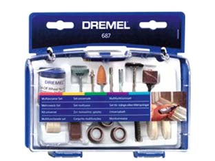 Set 52 mini accessori per minitrapano - assortimento ad alto valore aggiunto di accessori per tagliare, forare, levigare, smerigliare, pulire e lucidare