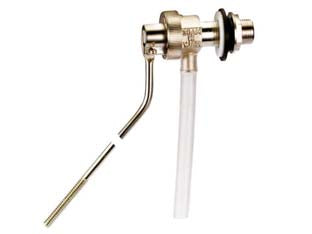 Galleggiante catis - M 3/8' sfera non compresa - realizzato in barra OT stampato a caldo di elevato spessore e tornito, interamente nichelato, assolutamente silenzioso