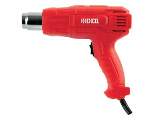 Pistola termica regolabile 300/600° 2000w - 2000w di potenza, tensione 230v / 50Hz, 2 impostazioni della temperatura regolabile da 350/600°C, portata d'aria da 300/500...