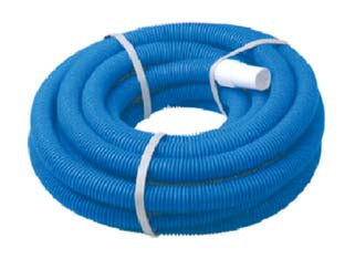 Tubo aspirante corrugato colore blu per piscine - ø mm.38 in rotoli da mt.9 - tubo corrugato in polielene di colore blu, viene utilizzato per filtri e skimmer per la pulizia della superficie dell'acqua d...