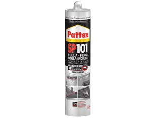 Pattex sigillante sp 101 trans trasparente neutro - ml.280 - in cartuccia, sigillante neutro a base di speciali polimeri sintetici 'FLEXTEC' dalle elevatissime prestazioni, dotato di alt...