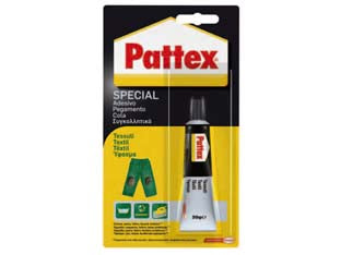 Pattex adesivo special tessuti - gr.30 - in blister, adesivo poliuretanico a base acqua, ideale per la riparazione e l'applicazione su tessuti naturali o sintetici, c...