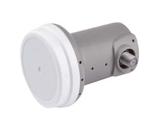 Illuminatore lnb per parabola universale 1 uscita - 1 uscita - connettori tipo F - ø mm.40 - convertitore universale, impendenza (Ohm) 75, frequenza ingresso (GHz): 10.7-11.7 (low band) 11.7-12.75 (high band), frequenz...