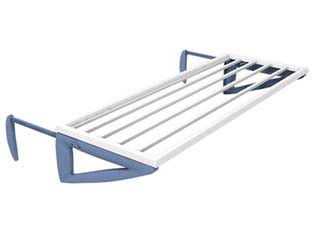 Stendibiancheria pliko mt.3,5 - cm.55,5x28,5x13h. - portata max Kg.5, peso Kg.0,40, struttura 100% resina, dispone di circa mt.3,5 lineari per stendere, utilizzabile per termosi...