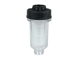 Filtro ingresso acqua per idropulitrice - entrata: F 3/4', uscita: M 3/4', pressione max 10 bar