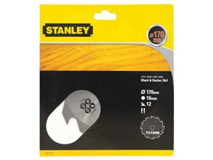 Disco lama widia per legno per seghe circolari - ø mm.170 foro 16 denti 12 (STA13120) - in acciaio semi temprato con riporti al carburo di tungsteno