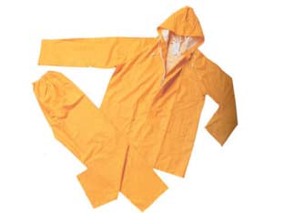 Impermeabile giacca/pantalone in pvc bispalmato plp giallo - tg. XXL - colore giallo