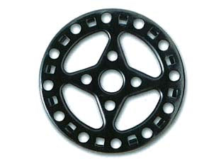 Riduttore per fornello gas in acciaio brunito - ø cm.12 - in acciaio brunito