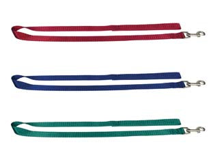 Guinzaglio per cani in nylon - cm.100x2,5 - colori assortiti: rosso, blu, verde