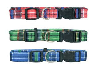 Collare per cani in nylon - cm.48/70x2,5 - colori assortiti
