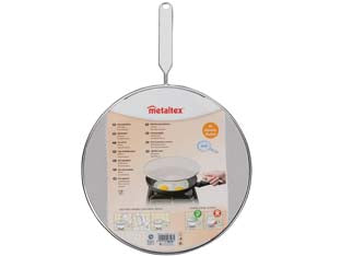 Paraschizzi con manico - cm.29 blister pz.1 - ottimo per trattenere gli schizzi di grasso nella padella, lascia uscire il vapore e garantisce così pietanze croccanti e sap...