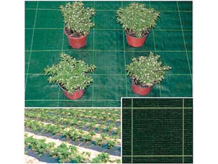 Telo in rafia per pacciamatura verde - mt.10x1,65h. - telo per pacciamatura forte e resistente,, peso circa gr.100 mq. impedisce la crescita delle erbacce nelle colture ed evita ...