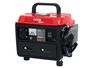 Generatore a benzina kw 0,8 (gn800) - 230V 50Hz, AC 3A, Potenza nominale 650W, Potenza massima 800W, DC 12V/4,2A, 1 presa monofase, Motore a 2 tempi, Cilindrata 63...