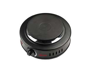 Fornello elettrico pe16 cm.11 500w - potenza 500W - piastra in ghisa ø cm.11, regolazione di temperatura, spia accensione, piedini di appoggio antiscivolo, dimensioni cm.16x7,8x...