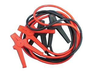 Cavi collegamento batteria auto pinze rivestite - mt.4,5, 480A, cavo interno mm2 35 - Cavo interno in alluminio rivestito di rame, Pinze completamente rivestite in plastica