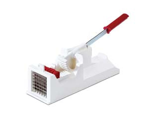 Tranciapatate a bastoncino - polistirene antiurto atossico per alimenti, lame acciaio inox 301