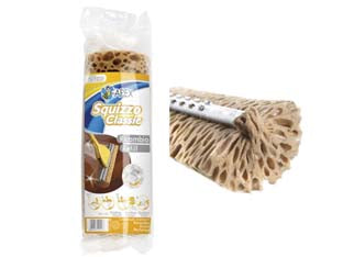 Ricambio lavapavimenti squizzo classic - cm.28 - spugna classica di lunga durata. Ideale per tutte le superfici