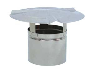 Fumaioli a cappello in acciaio zincato - ø cm.14 - Nessuna Descrizione per questo prodotto