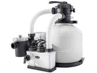 Pompa a sabbia combo sistema e.c.o. per piscine fino a 32.200 litri - peso kg.25,40 (26676) - pompa a sabbia combo con clorinatore con sistema E.C.O.(Electrocatalytic Oxidation) per piscine fino a 32.200 Lt. flusso d'ac...