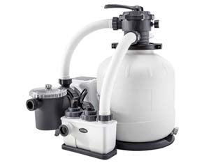 Pompa a sabbia combo sistema e.c.o. per piscine fino a 56.800 litri - peso kg. 29,80 (26680) - pompa a sabbia combo con clorinatore con sistema E.C.O. (Electrocatalytic Oxidation) per piscine fino a 56.800 Lt. flusso d'a...