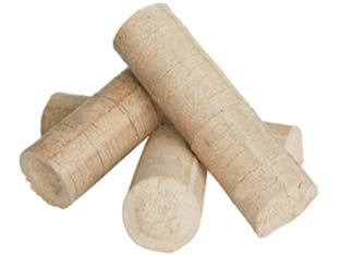 Tronchetto di segatura di faggio - scatola pz.8 - tronchetto di segatura pressata ecologico 100%, prodotto esclusivamente con legni vergini di faggio, senza l'aggiunta di coll...