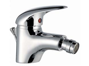 Miscelatore monocomando bidet serie start - cromato, getto con aeratore, scarico automatico e piletta