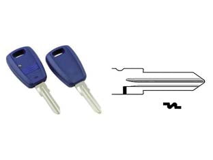 Cover chiavi per auto fiat gt15rars1 - GT15RARS1 - 1 bottone - permette di riutilizzare la parte elettronica della chiave originale in caso di rottura o danneggiamento della parte meccanic...
