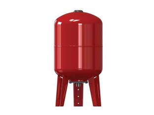 Sfera autoclave membrana intercambiabile - lt.100 - ø cm.55,4x104h. - 1' - sfere autoclavi verticali a membrana intercambiabile per acqua potabile, flangia in acciaio carbonio zincata, attacco superio...