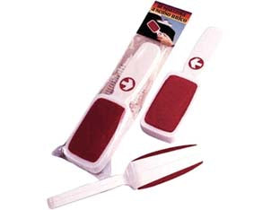 Spazzola in velluto a senso unico - 2 superfici in velluto - velluto di prima qualità, con manico, l'originale e la più imitata, la doppia superficie spazzolante e lo speciale velluto te...