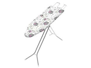 Asse da stiro easy - cm.110x32x86h. - peso kg.3,4, telaio inferiore in tubo ø mm.18 acciaio verniciato, regolabile in altezza, poggiaferro in filo zincato, senza g...