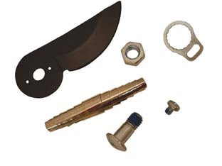 Kit di ricambio per forbici professionali art.111960 - (1026278) - contiene lama, dado, fermadado, vite e molla per forbici professionali lama lunga GardenPro P90