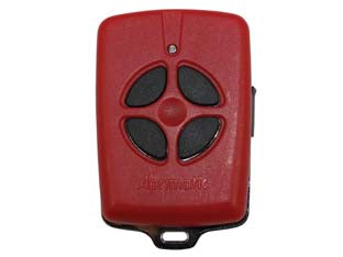 Radiocomando originale aprimatic per cancello mod. tm4 - frequenza 433,92 MHz, colore rosso