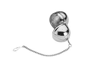 Filtro te tondo presto - cm.4x5 - acciaio inox ottima qualità, lavabile in lavastoviglie, Il filtro permette alle foglie del tè di aprirsi al meglio e di sprig...