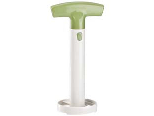 Affetta ananas handy - lama ø cm.8, h cm.24 - plastica resistente di altissima qualità, pratico e maneggevole, utilizzo: tagliare la parte superiore del frutto e posizion...