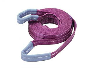 Cinghia di sollevamento con fascia a doppio strato mm.50 - mt.5 x mm.50h. - portata Kg.1000 colore viola - asole rinforzate