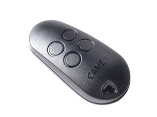 Radiocomando originale came per cancello mod. top44fgn - frequenza 433,92 MHz, colore nero
