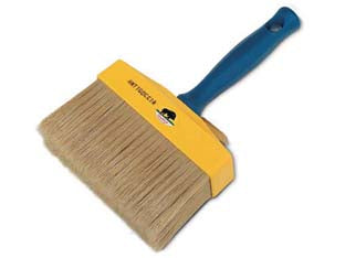 Plafoncini setola bionda serie 212 - cm.14x4 - con manico in plastica, antigoccia, assicella in plastica e manico anatomico in plastica, realizzata con una miscela di setol...