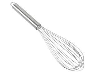 Frusta 6 fili - cm 25 - acciaio inox