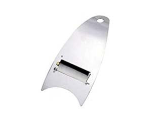 Tagliatartufi con lama liscia regolabile - cm 8,5x17,5 - in acciaio inox