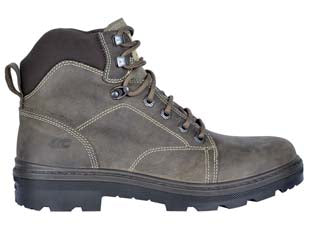 Scarpa da lavoro alta land bis s3 - n°44 - tomaia in nubuck marrone Pull-up idrorepellente, fodera in TEXELLE poliammide, traspirante, assorbente e deassorbente, antiab...