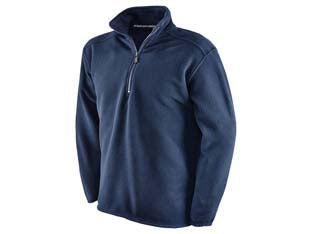 Giubbino in pile poliestere canazei blu navy - tg.XXL - 100% poliestere, peso gr.280 mq., cerniera di chiusura al collo, polsini elasticizzati, coulisse di regolazione al fondo, col...