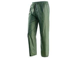 Impermeabile pantalone in nylon spalmato in pvc verde - tg.XL - in nylon spalmato interamente in PVC, peso gr.200 mq., spessore mm.0,18, elastico in vita con coulisse, 2 tasche laterali pas...