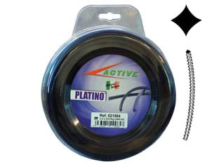 Filo nylon platino seghettato viola per decespugliatori - ø mm.3,3 - blister mt.15 - filo che grazie alle sue eccezionali caratteristiche in termini di resistenza e di durata si posiziona come un prodotto veram...