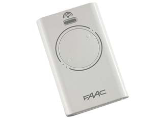 Radiocomando originale faac per cancello mod. xt2 433slh lr - frequenza 433,92 MHz, colore bianco